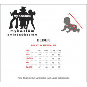 Bebek/Çocuk Turuncu Bambam Moloztaş Kostümü - 2