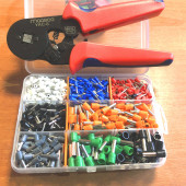 maasco 1200 Adet izoleli Yüksük 0.5-6 mm2 + YAC-8 sıkma pensesi - 1