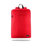 Classone Mila PR-EK102 15,6' Su Geçirmez Kumaş,Fermuar Notebook Sırt Çantası  Kırmızı - 2
