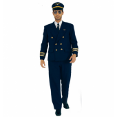 Lüx Kaptan Pilot Kıyafeti Yetişkin Erkek - 1