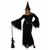 Halloween Cadılar Bayramı Cadı Kostümü Yetişkin Kadın - 1