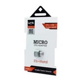 LinkTech O185 USB to Micro USB Çevirici OTG Flash Drive Metal Adaptör - 7