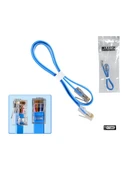 CAT6 PATCH NETWORK ETHERNET KABLO SLİM 30CM (AVD-49) - 1