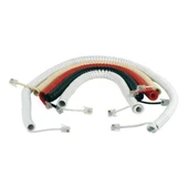 TELEFON AHİZE KABLOSU SPİRAL BEYAZ (AVD-176) - 1