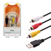KABLO USB 3RCA NARITA - 1