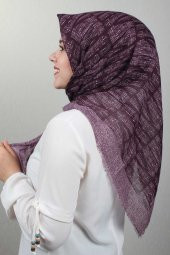 JAWEL DESENLİ KETEN FLAMLI EŞARP - DESEN-38 - RENK-19 - 1