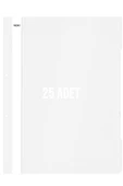 Noki XL Telli Dosya 25'li Paket Beyaz - 4