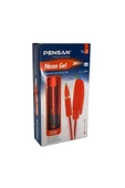 Pensan Neon Gel Kalem 12 Adet - 4