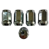 Bijon Somunu Krom Kaplı M14x1.5 - Aa 19mm Boy 35 Mm, 5adet Somun thumbnail 1