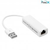 PrimeX PX-2120 Usb 2.0 To RJ45 Ethernet Çevirici (Win10 Tak Çalıştır) - 2