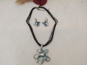 Hdmarketim Otantik Osmanlı Temalı Doküm Kauçuk Küpeli Kolye - 1