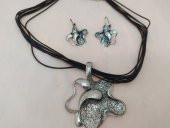 Hdmarketim Otantik Osmanlı Temalı Doküm Kauçuk Küpeli Kolye - 3