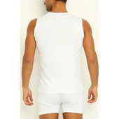 Yıldız 75 - 76 Erkek Modal Sıfır Kol Atlet Renkli  Siyah M thumbnail 5