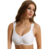 NBB Battal Beden Dubleli Toparlayıcı Sütyen 3565  Ten 90B thumbnail 5