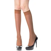 6 Adet OR-AL 40 DEN ORTA KALIN DİZALTI ÇORAP  Siyah Standart thumbnail 3