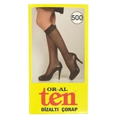 6 Adet OR-AL 40 DEN ORTA KALIN DİZALTI ÇORAP  Standart Ten thumbnail 2