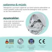 Huggy Rockie Yenidoğana Uygun Kumandalı Bluetooth Müzikli Mama Tepsili Ana Kucağı - 5