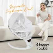 Huggy Rockie Yenidoğana Uygun Kumandalı Bluetooth Müzikli Mama Tepsili Ana Kucağı - 11