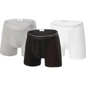 3'Lü ERDEM 1491 ERKEK LYCRALI BOXER  XL Karışık Renk thumbnail 1