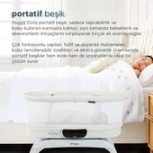 Huggy 4 in 1 Cozy Terazi Özellikli Bluetooth Müzikli Kumandalı Portatif Otomatik Sallanabilir Beşik - 8