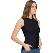 3'Lü Tutku Elit 2201 Elestan Bayan Sıfır Kol Atlet  Beyaz XL thumbnail 3