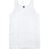 BERRAK ERKEK ÇOCUK ASKILI ATLET 12 Adet   Beyaz 2 No:2-3 Yaş thumbnail 4