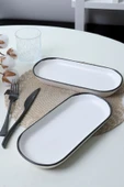 Keramika Simply Noyan Kayık Tabak 26 Cm 2 Adet 19985 - 2