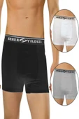 6 Adet Seher 060 Likralı Erkek Boxer  Külot  Siyah 2XL thumbnail 5