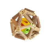 Catnipli Çıngıraklı Kedi Oyun Topu Medium 7 cm - 1