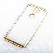 Oppo A9 2020 Kılıf  Dört Köşeli Lazer Silikon - 1