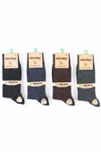 Dündar Erkek Plus Bambu Yün Çorap 5923 - 6 Adet  Karışık Renk 40-44 thumbnail 4