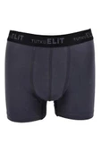 Tutku Elit Erkek Modal Elastan Spor Boxer 1252 - 12 Adet  XL Siyah thumbnail 5