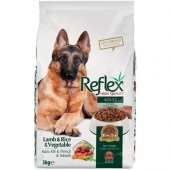Reflex Kuzu Etli ve Sebzeli Yetişkin Köpek Maması 3 Kg - 1
