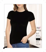 Tutku Elit Kadın Yarım Kol Likralı Fanila Atlet 2202- 2 Adet   Beyaz XL thumbnail 4