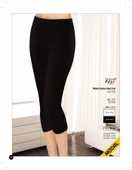 Tutku Elit Kadın Modal Likralı Kapri Tayt 2102 - 6 Adet   Beyaz 2XL thumbnail 5