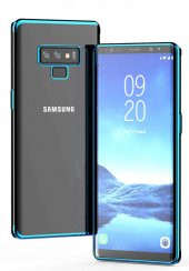 Galaxy Note 9 Kılıf  Dört Köşeli Lazer Silikon - 2