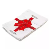 ArmaPlus Takviyeli Kalın Baskılı Beyaz Çanta Poşet Torba - 3 No - 33x45 Cm. - 50 Adetlik 5 Paket thumbnail 5