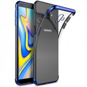 Galaxy J6 Plus Kılıf  Dört Köşeli Lazer Silikon - 2