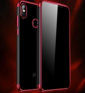 Xiaomi Mi A2 Lite Kılıf  Dört Köşeli Lazer Silikon - 2