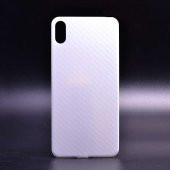 Apple iPhone X  Kavisli Arka Karbon Koruyucu Jelatin - 2