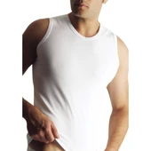 Yıldız 123-124 Erkek V Yaka Süper İnce Sıfır Kol Atlet  Siyah S thumbnail 2