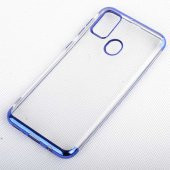 Galaxy M30S Kılıf  Dört Köşeli Lazer Silikon - 3