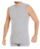 Yıldız Erkek Ribana Sıfır Kol Fanila Atlet - 3 Adet  Siyah M thumbnail 8