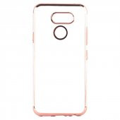 LG K40S Kılıf  Dört Köşeli Lazer Silikon - 3