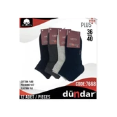 Dündar Kadın Havlu Patik Çorap - 12 Adet  Siyah 36-40 thumbnail 6