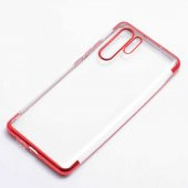 Huawei P30 Pro Kılıf  Dört Köşeli Lazer Silikon - 1