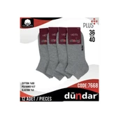 Dündar Kadın Havlu Patik Çorap - 12 Adet  Siyah 36-40 thumbnail 4