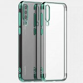 Huawei P30 Kılıf  Dört Köşeli Lazer Silikon - 3