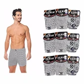6 Adet Seher Yıldızı Erkek Boxer Karışık Desen  Karışık Renk S thumbnail 2