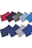 Berrak Erkek Desenli Modal Boxer 6'Lı Paket - 4497  XL Karışık Renk thumbnail 1